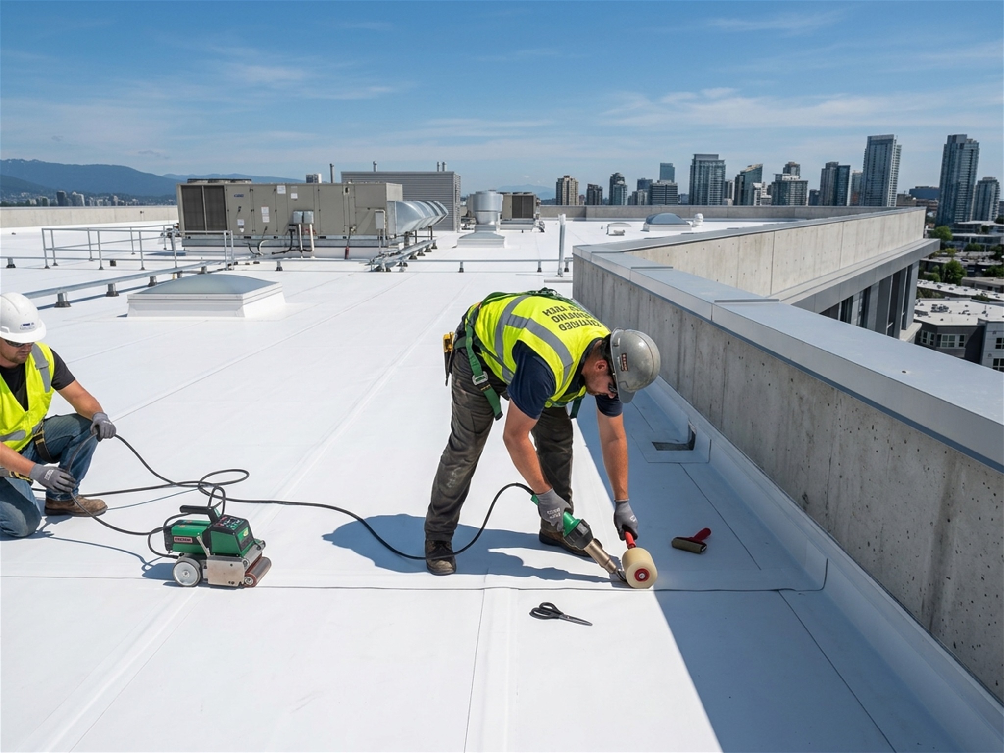 Roofinity Commercial Flat Roofing Hot-Air Welding Membrane
